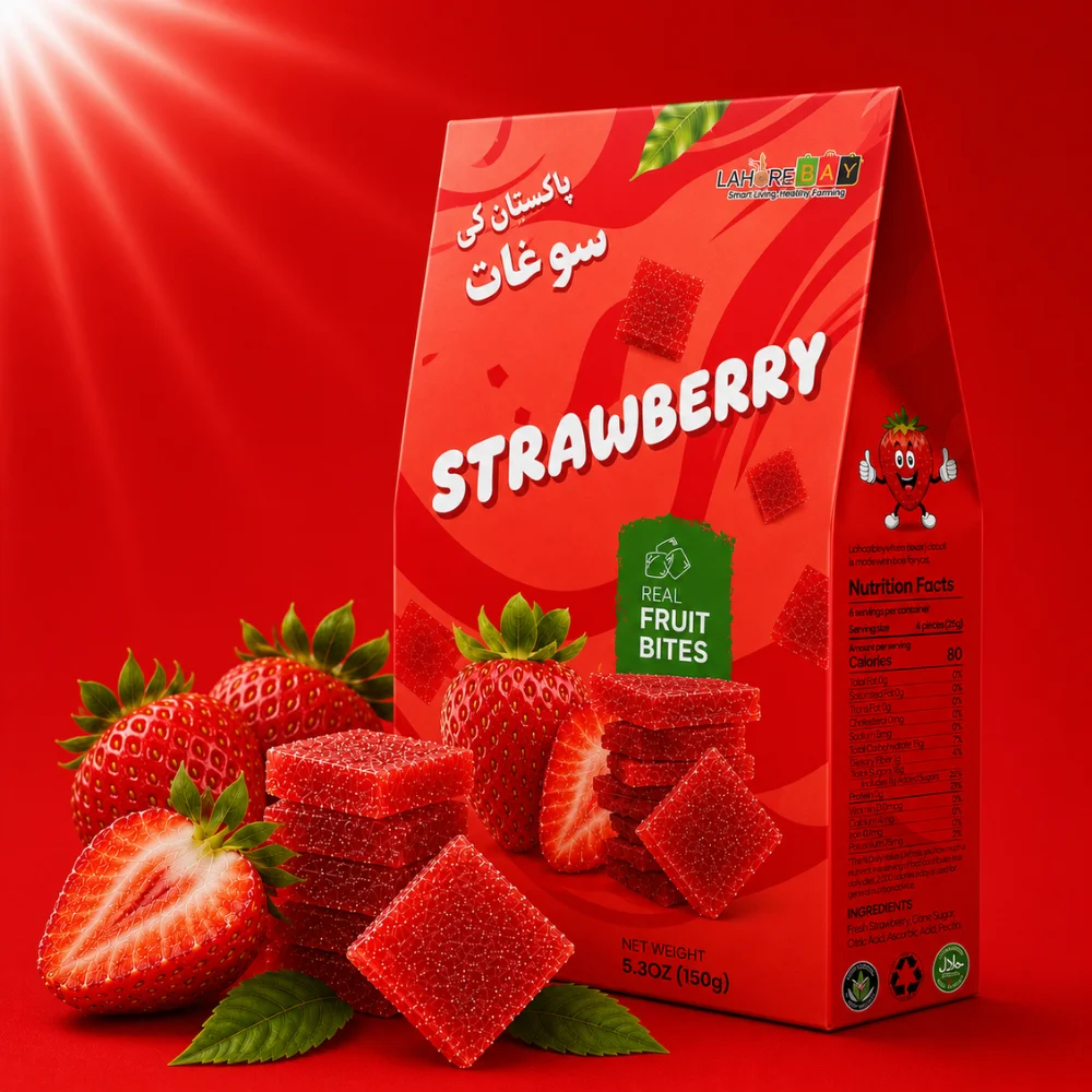 LahoreBay Strawberry Fruit Bites packaging
